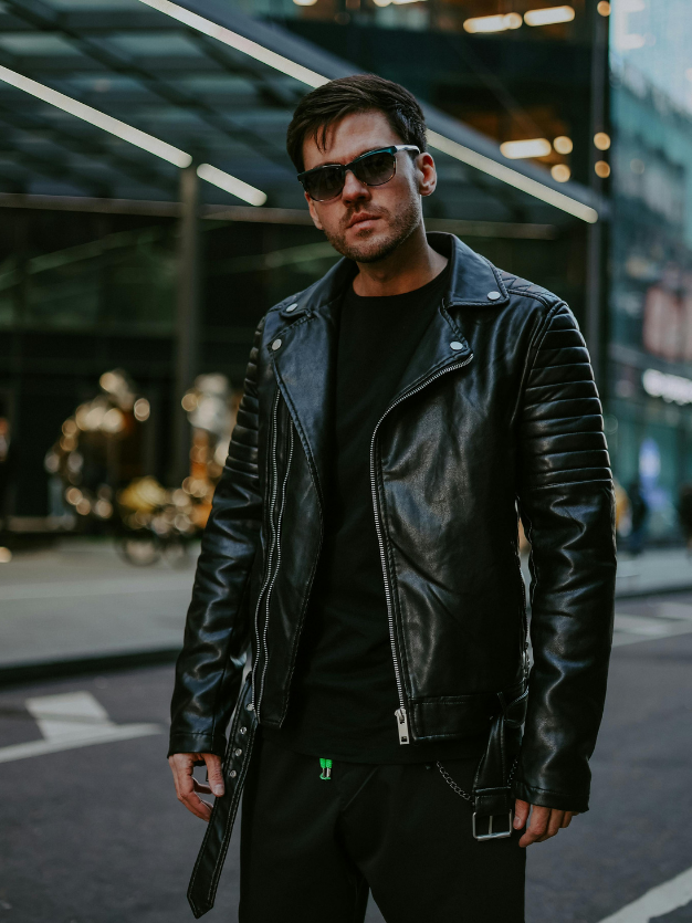 men's leather jacket