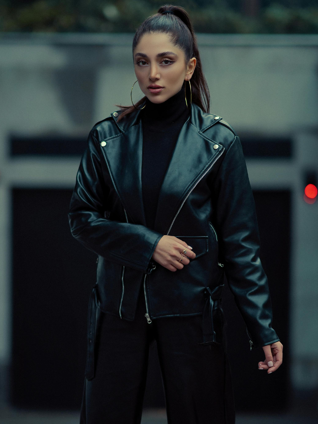 women's leather jacket