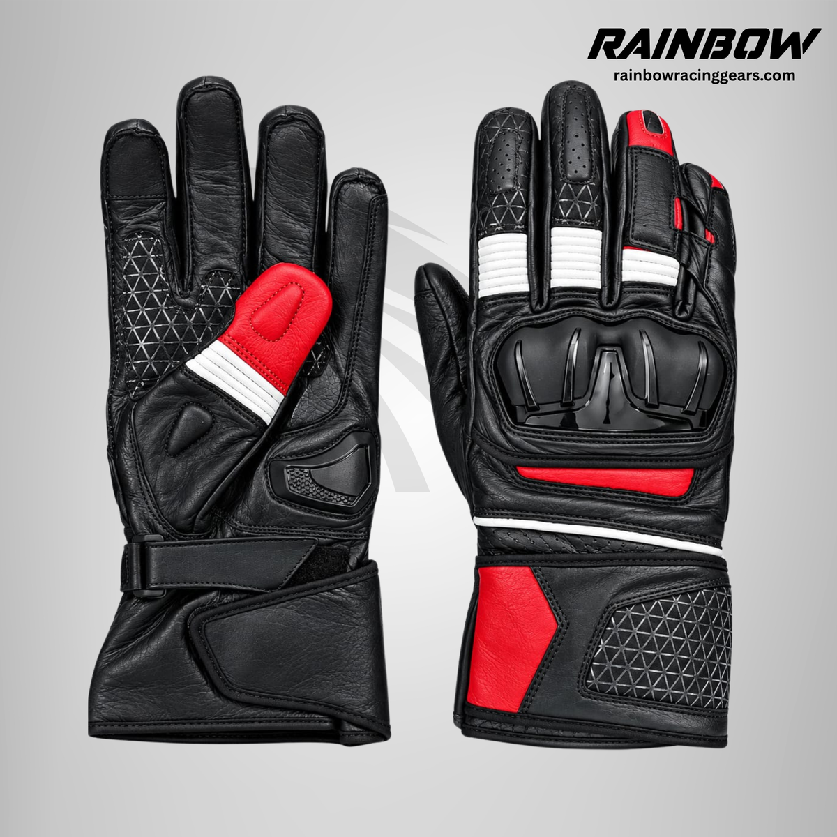 RNB-30005 | Rainbow Redline Pro Motorcycle Gloves